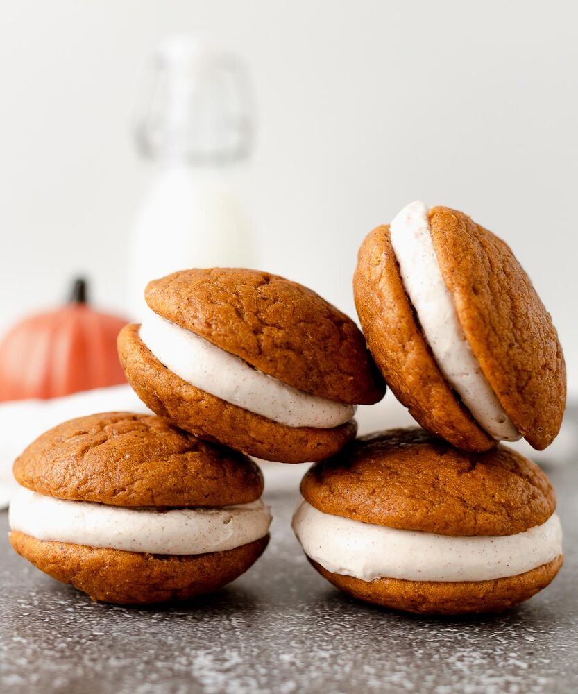 Pumpkin Spice Whoopie Pies Recipe The Feedfeed