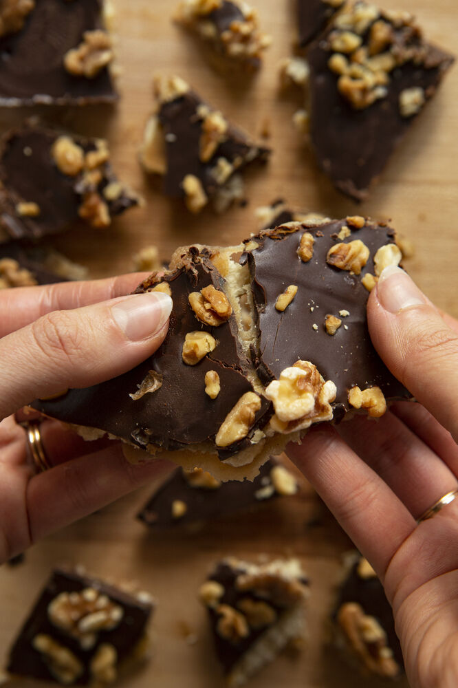 Saltine Cracker Christmas Candy Recipe The Feedfeed