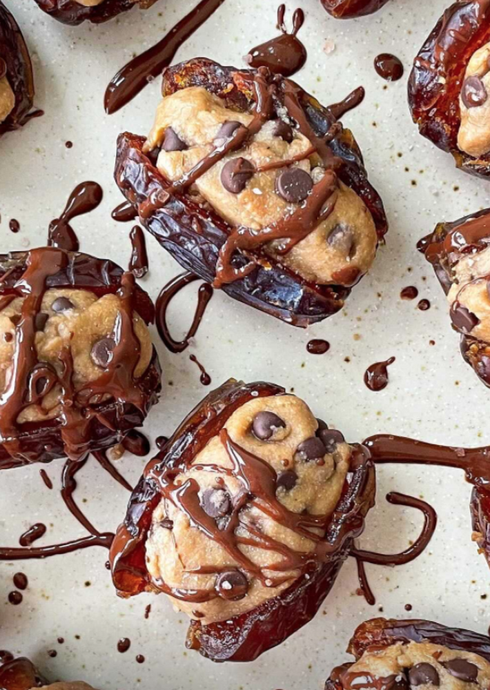 Cookie Dough Stuffed Dates Recipe The Feedfeed