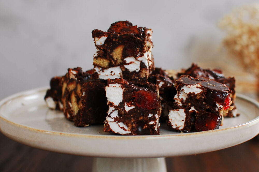Rocky Road Chocolate Bars by noasmodernkitchen Quick & Easy Recipe