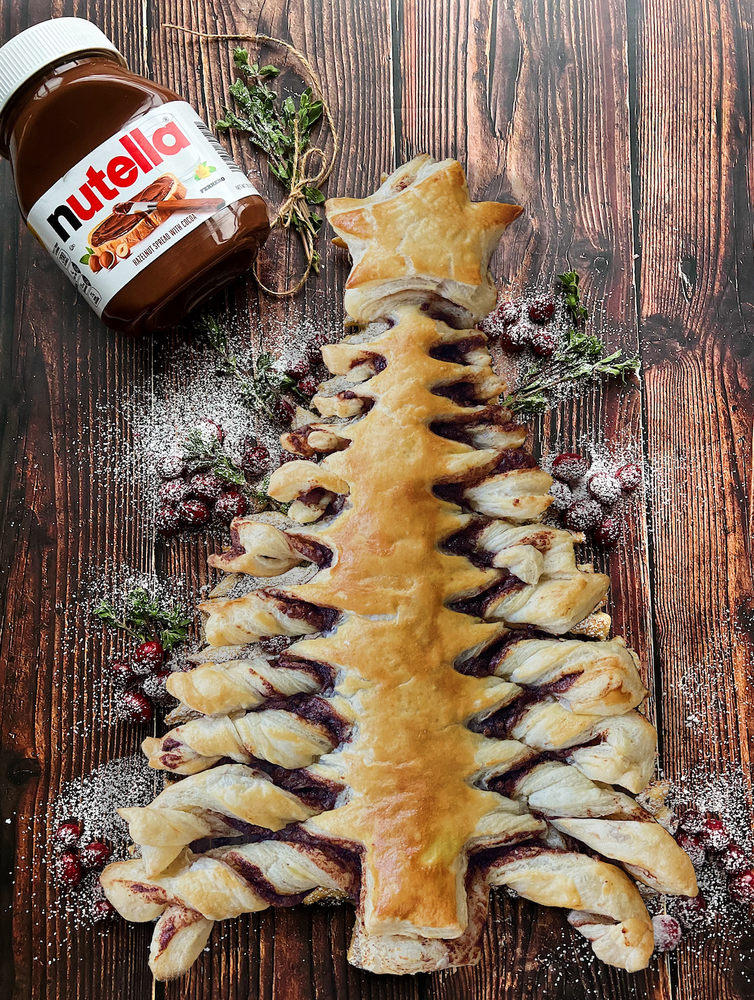 Nutella Pastry Christmas Tree Recipe