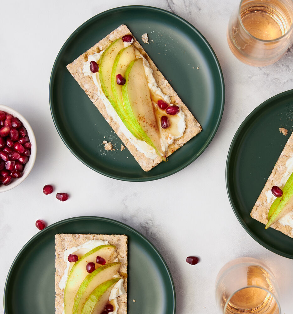 Spiced Honey Ricotta Spread On Wasa® Crispbreads Recipe The Feedfeed