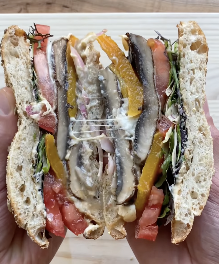 Portobello Veggie Sandwich Recipe The Feedfeed