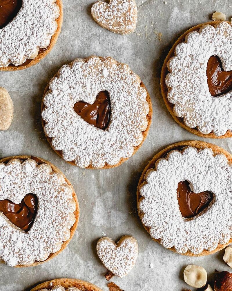 Chocolate Hazelnut Linzer Cookies by austrianwithwuff Quick & Easy