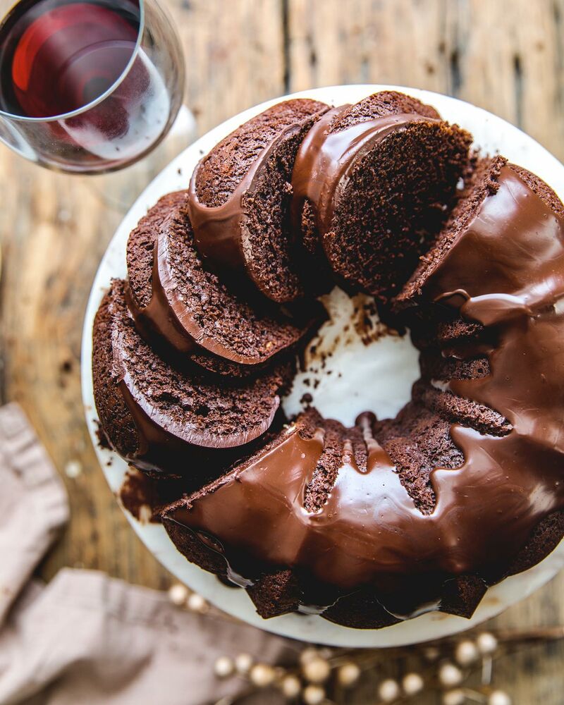 Red Wine Chocolate Cake Recipe The Feedfeed
