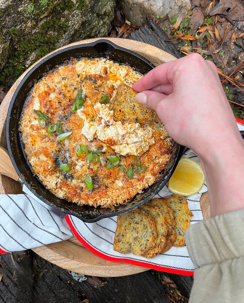 Skillet asiago crab dip Recipe The Feedfeed