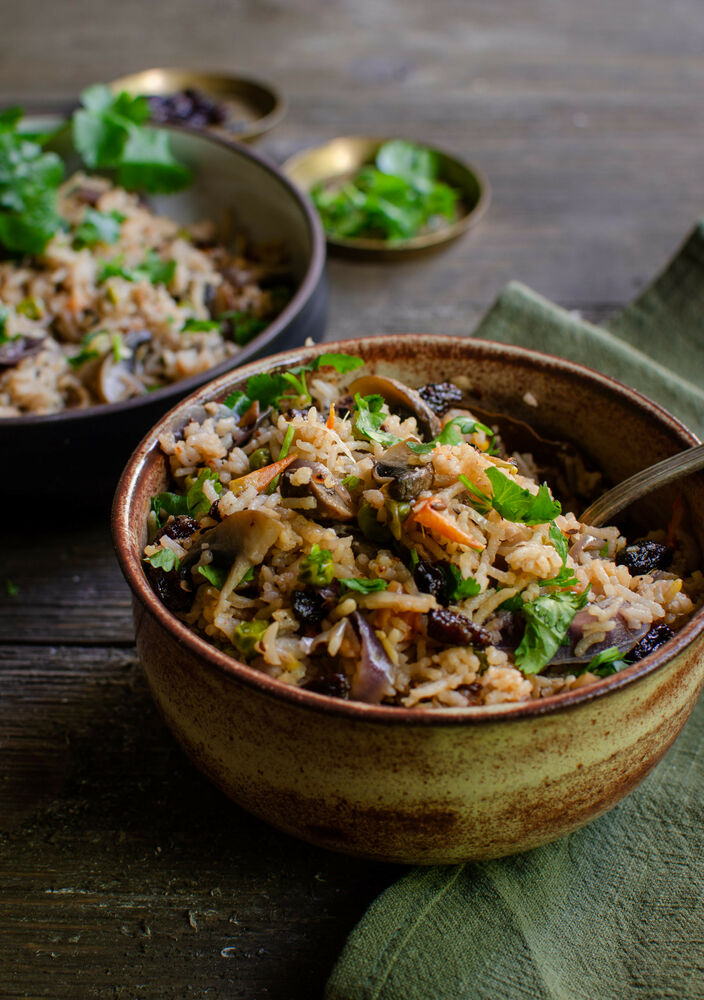 Mushroom Pulao Recipe The Feedfeed