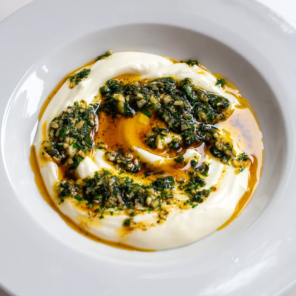 Sizzling Garlic and Yoghurt Dip Recipe The Feedfeed