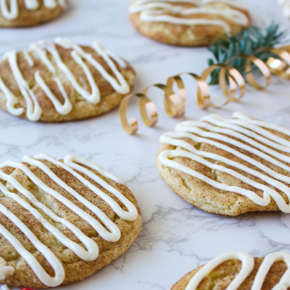 Chai Snickerdoodles with Eggnog Frosting by simplyscrumptiouseats