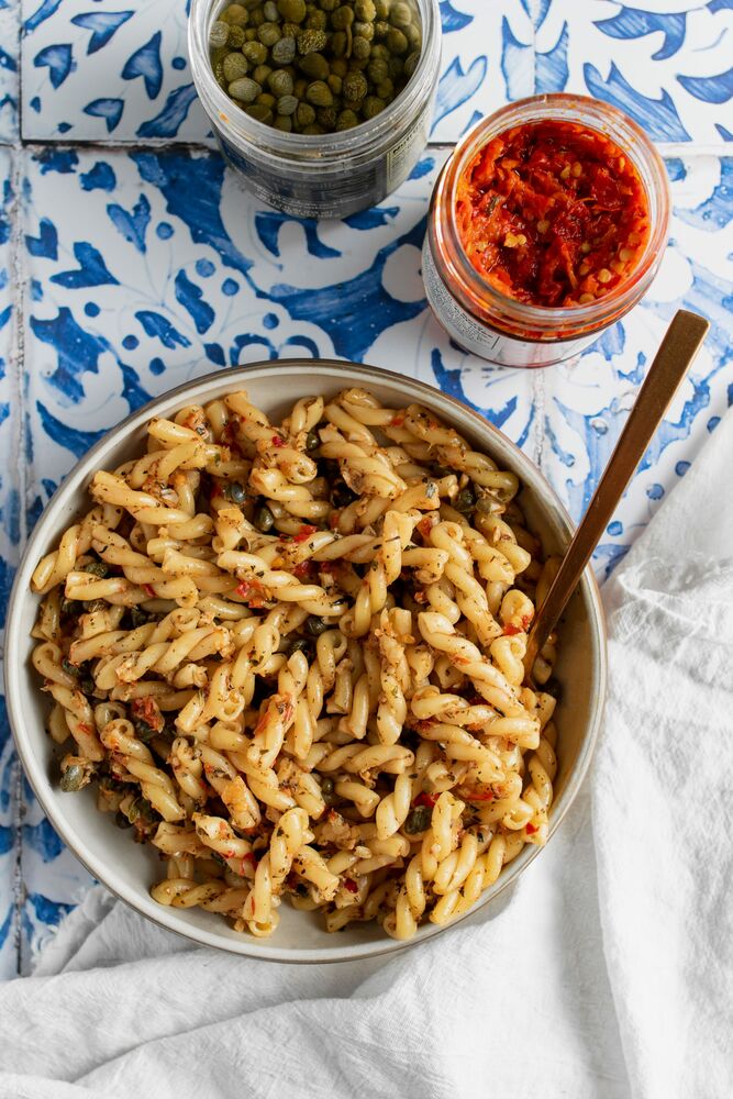 Spicy Caper Pasta Recipe The Feedfeed