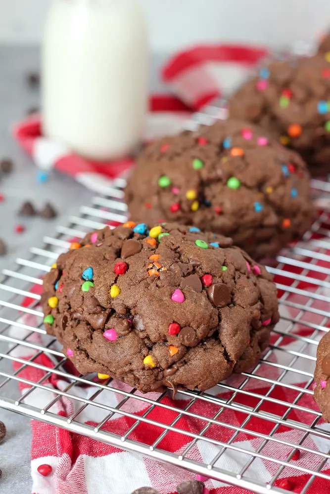 Cosmic Brownie Cookies Recipe | The Feedfeed