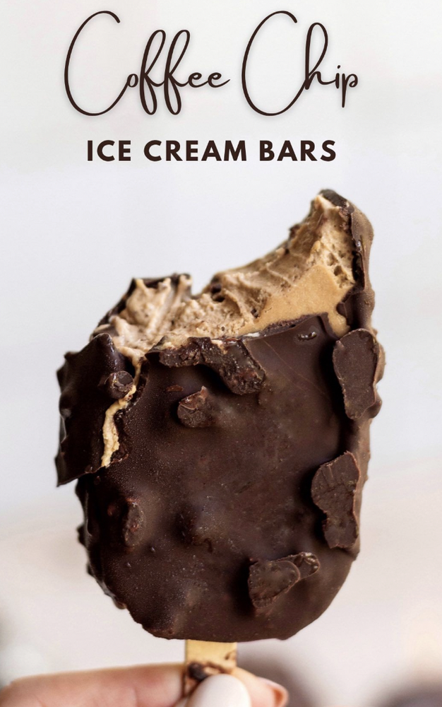 Paleo Vegan Coffee Chip Ice Cream Bars Recipe The Feedfeed