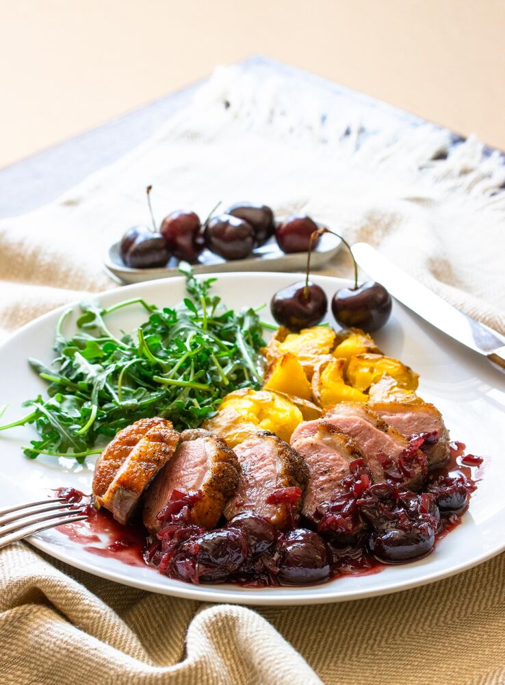 Pork Loin with Port Shallot Sauce - Vintage Kitchen Notes