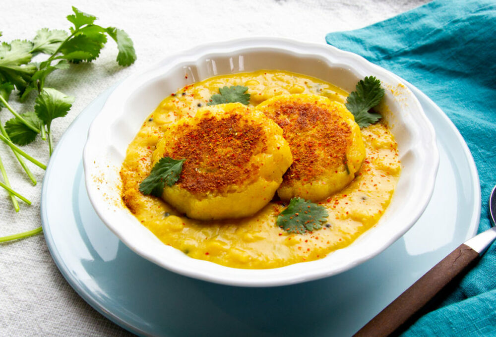 Potato Patties with Chana Dal by buttered.veg Quick & Easy Recipe