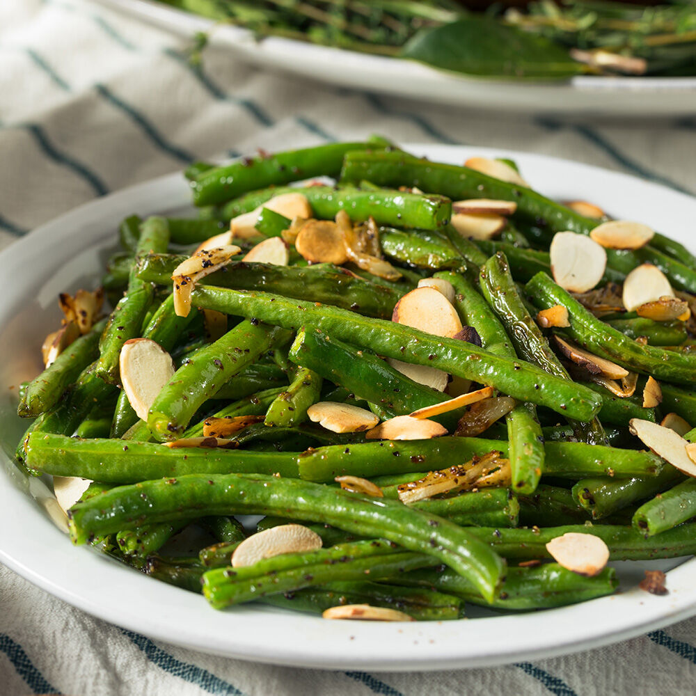 Green Beans With Almond Recipe The Feedfeed