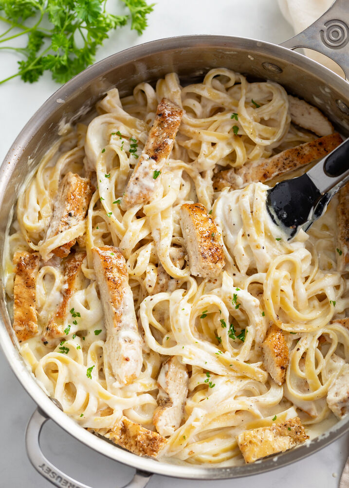 Chicken Alfredo Pasta Recipe | The Feedfeed