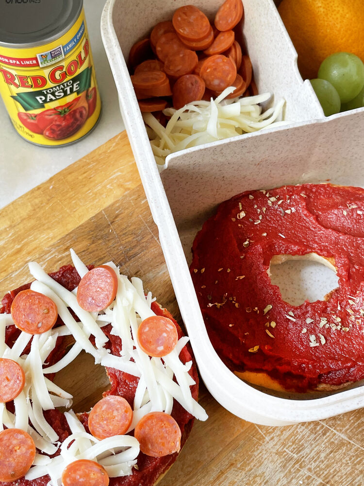 Pizza Bagel Lunchbox Hack Video Recipe The Feedfeed