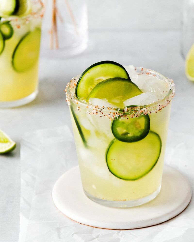 Spicy Cucumber Margarita Recipe The Feedfeed