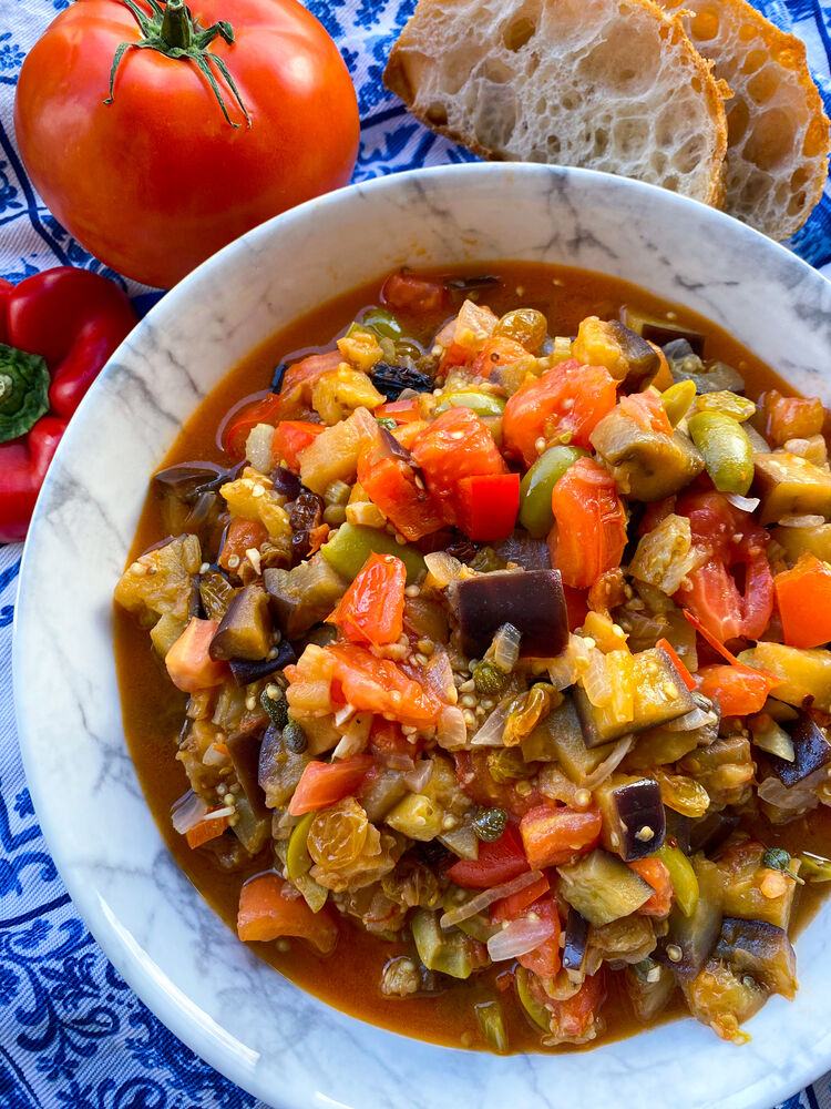 Sicilian Eggplant Caponata Recipe The Feedfeed