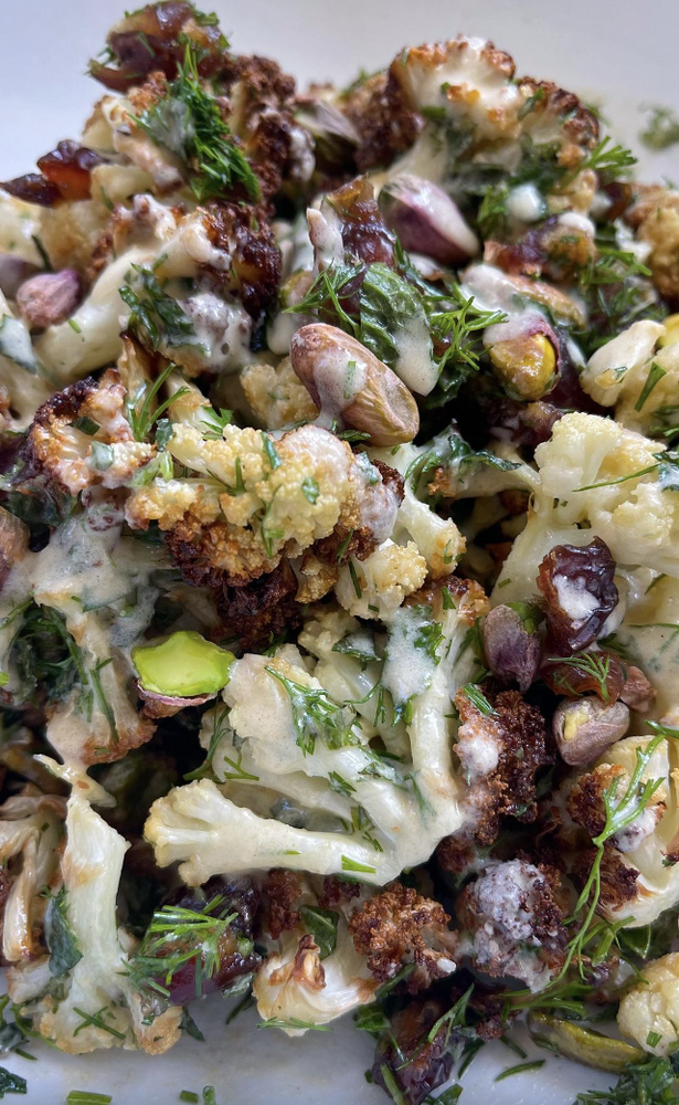 Mediterranean Roasted Cauliflower Recipe The Feedfeed