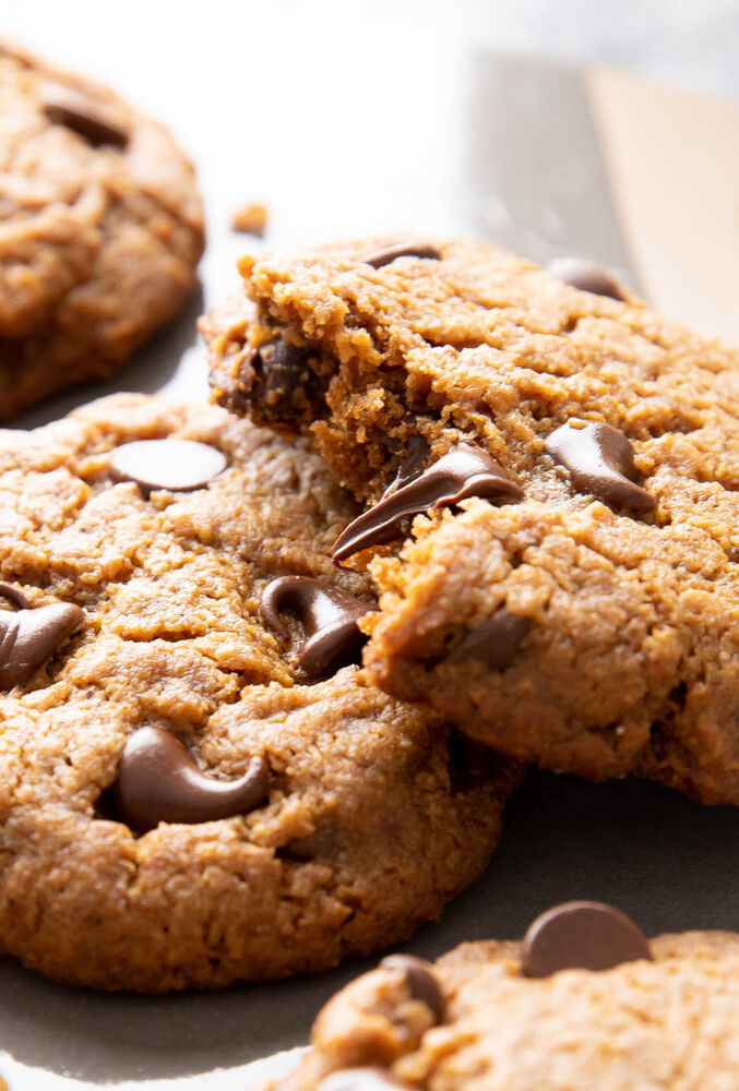 Vegan Tahini Chocolate Chip Cookies by beamingbaker | Quick & Easy ...