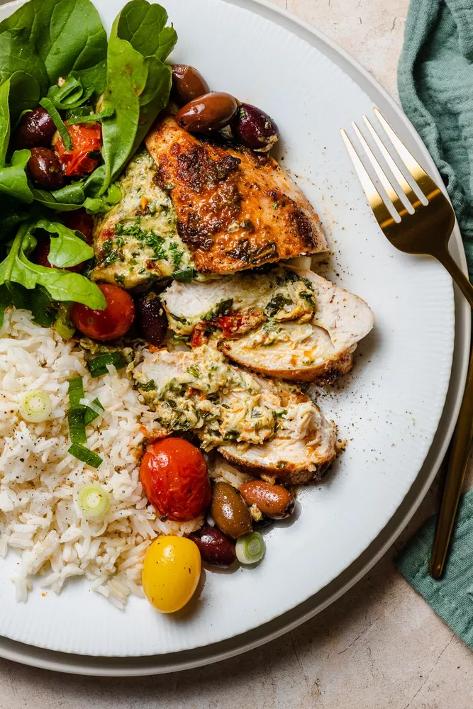 Stuffed Baked Chicken Breast Recipe | The Feedfeed