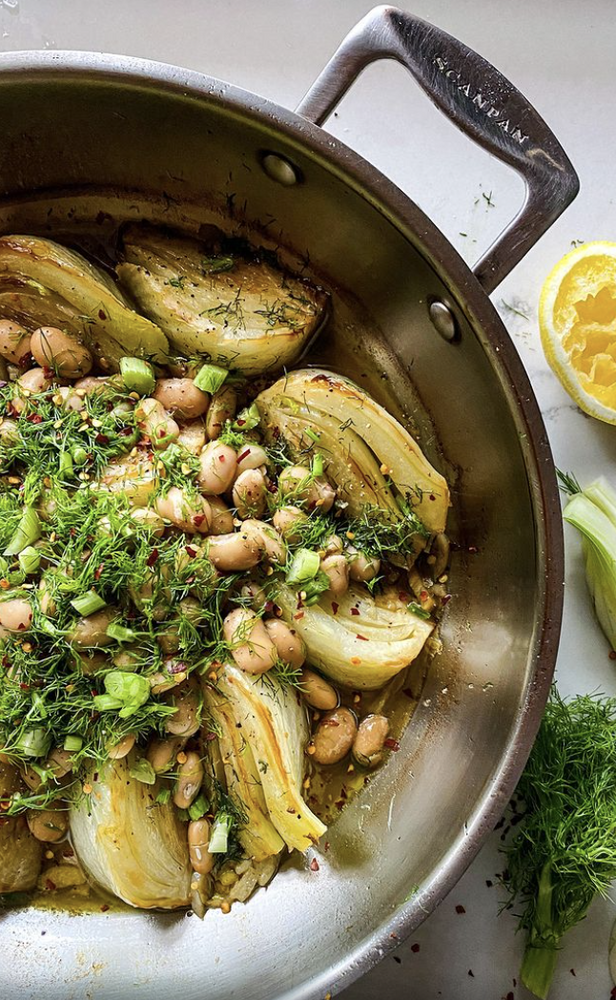 Braised Fennel, Butterbeans, Garlic & Chili Recipe The Feedfeed