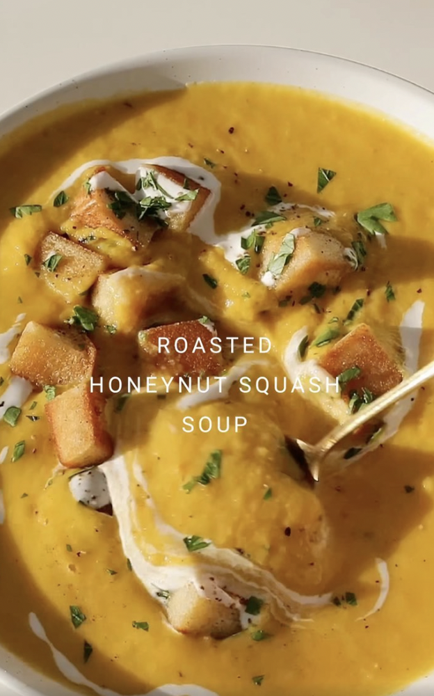 Roasted Honeynut Squash Soup Recipe The Feedfeed