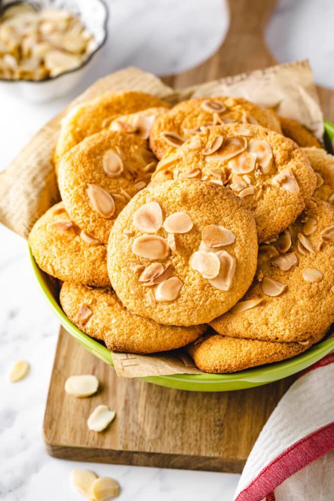 Simple Crunchy Almond Cookies Recipe | The Feedfeed