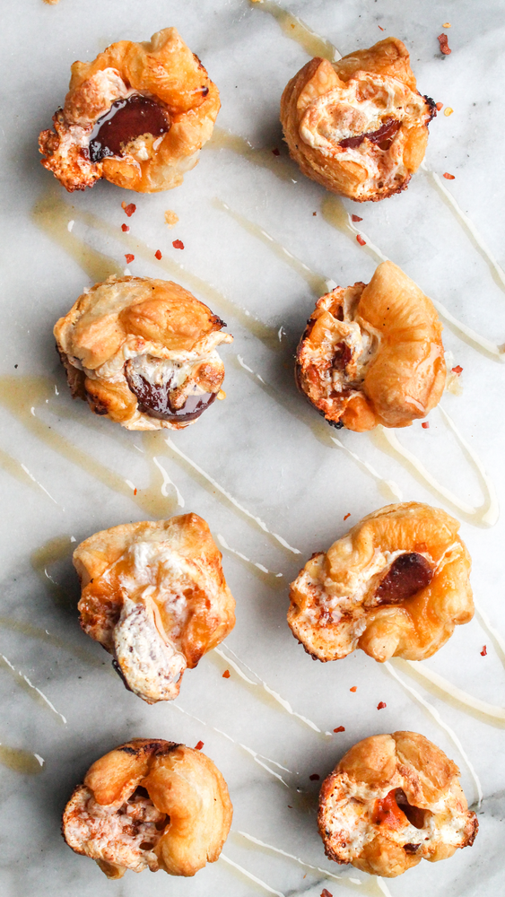 Puff Pastry Tartlets with Soppressata, Marinara and Hot Honey Video