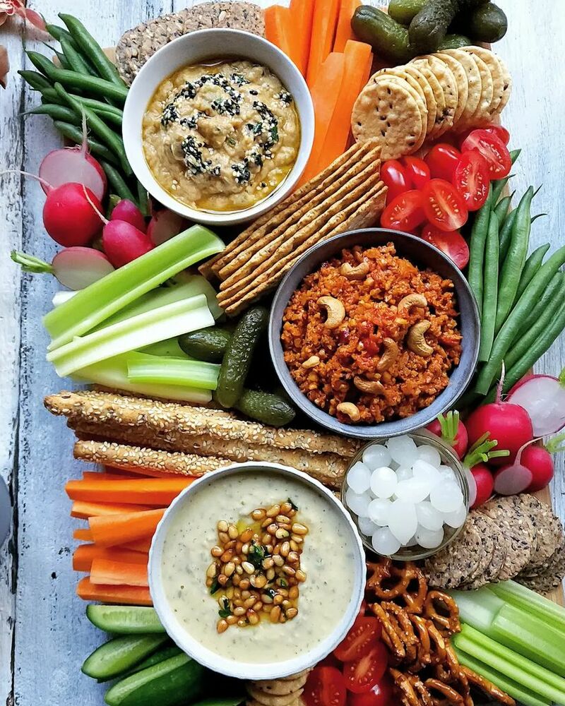 Trio Dip Board by jodiskitchen | Quick & Easy Recipe | The Feedfeed