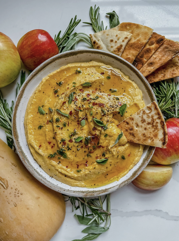 Butternut Squash Whipped Feta Dip Recipe The Feedfeed