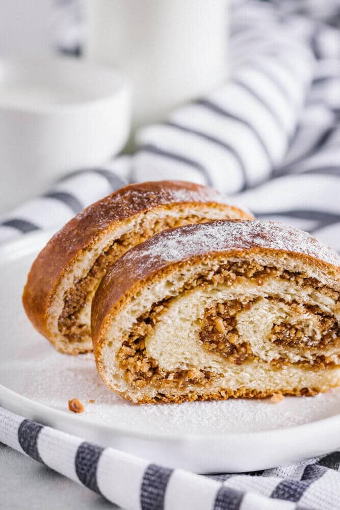 Bread Machine Sweet and Soft Russian Walnut Roll Pastry (Orechovnik) Recipe The Feedfeed