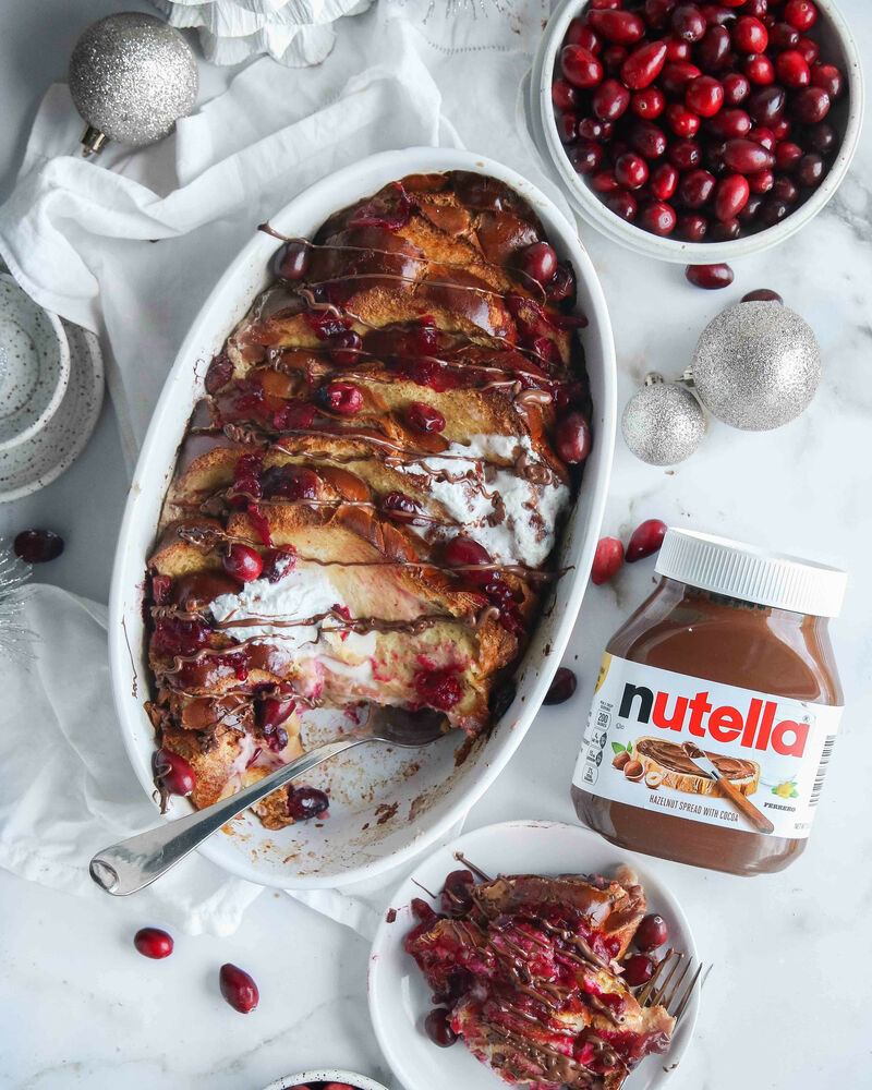 cranberry-cheesecake-stuffed-french-toast-bake-with-nutella-video