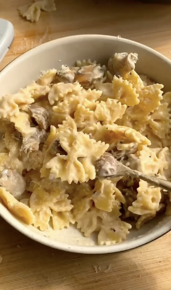 Creamy Porcini Mushroom Butter Bean Pasta Recipe The Feedfeed