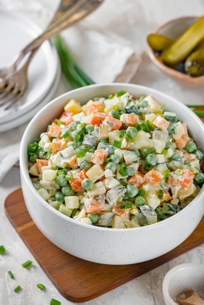 Simple and Classic Olivier Salad by allweeat-com | Quick & Easy Recipe ...