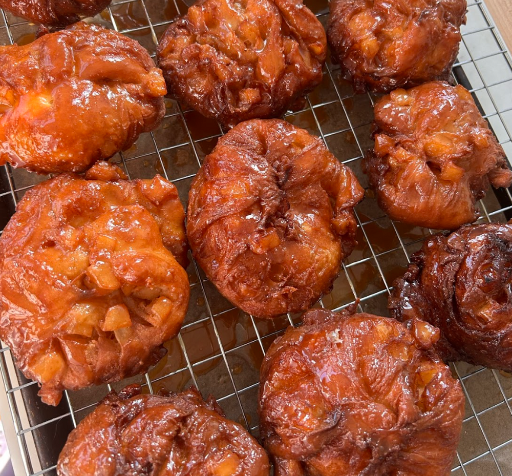 Classic Apple Fritter Doughnuts