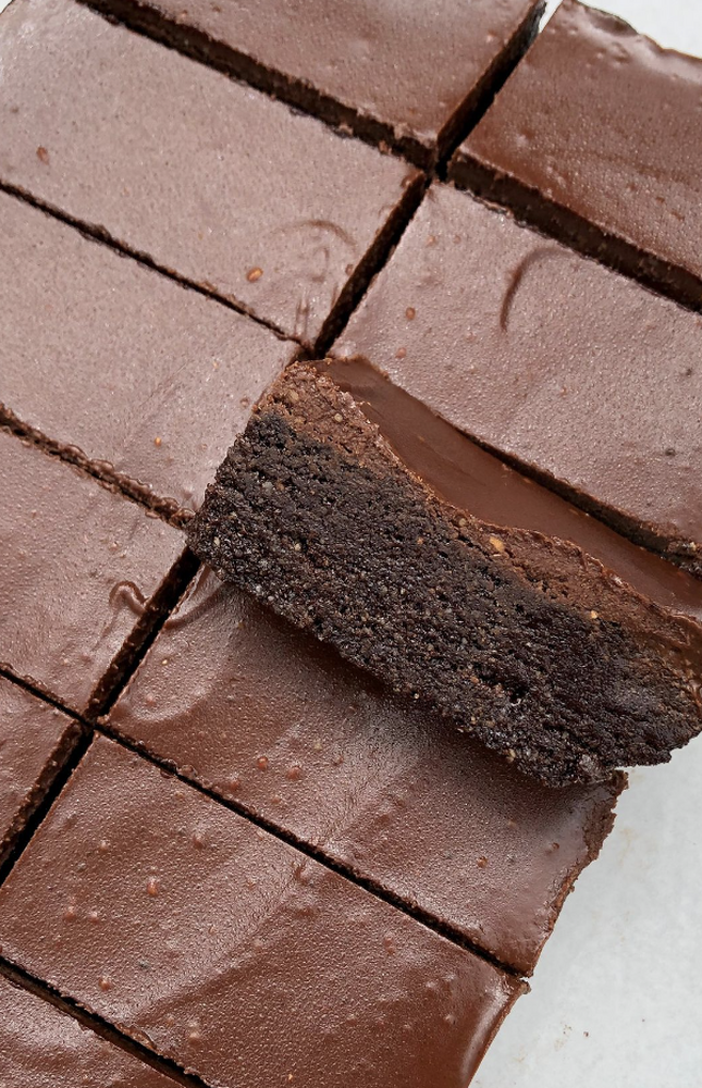 Chocolate Fudge Protein Bars Recipe The Feedfeed