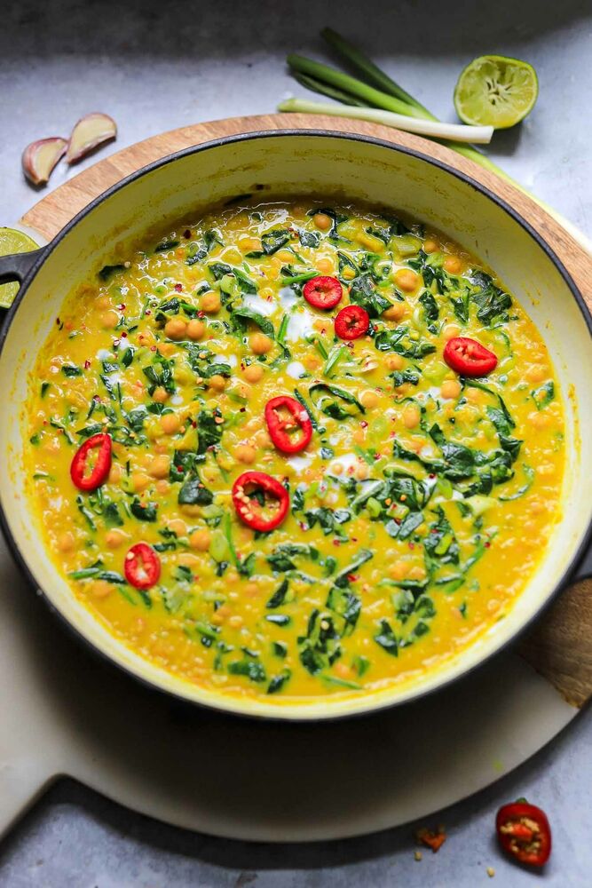 Spinach & Chickpea Curry Recipe | The Feedfeed