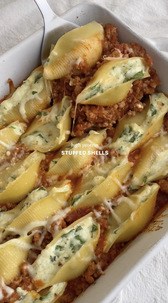 High Protein Stuffed Shells Recipe The Feedfeed
