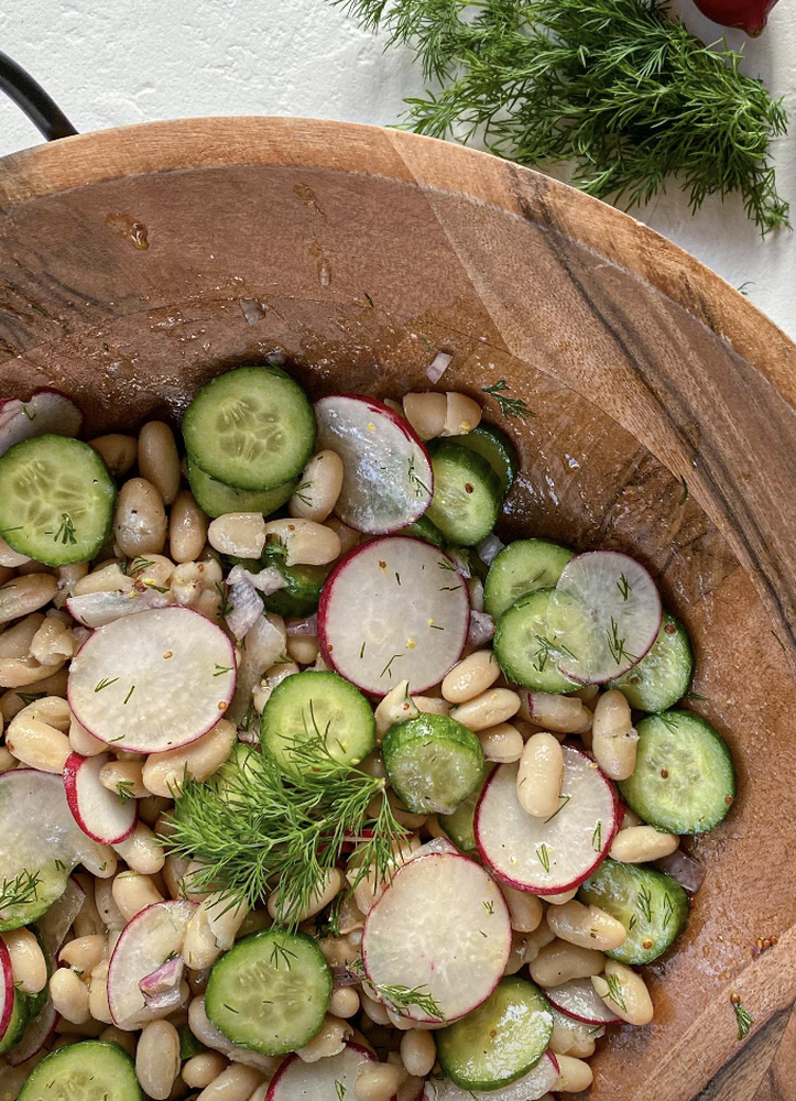 Dill White Bean & Cucumber Salad Recipe The Feedfeed