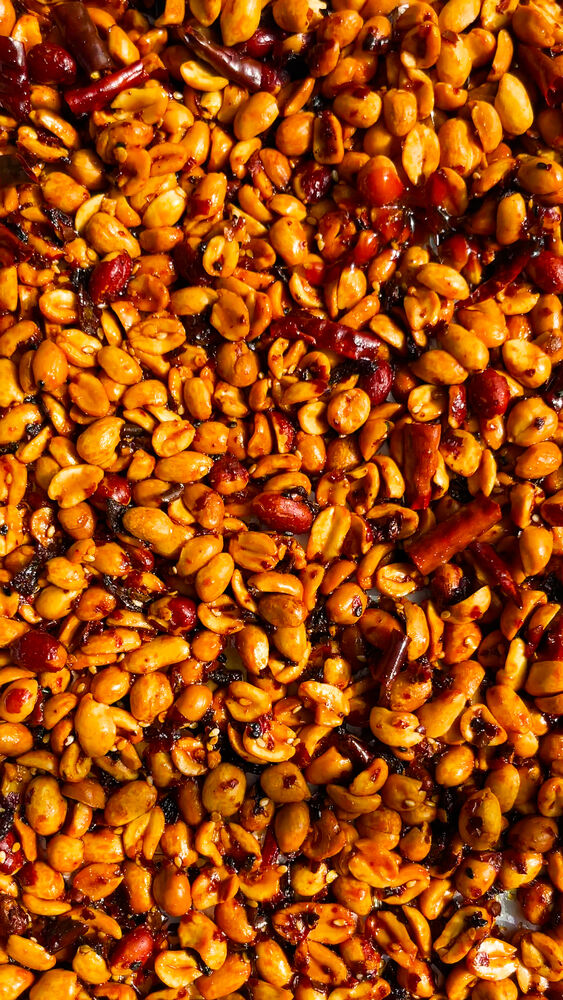 Hot Honey Peanuts Recipe The Feedfeed