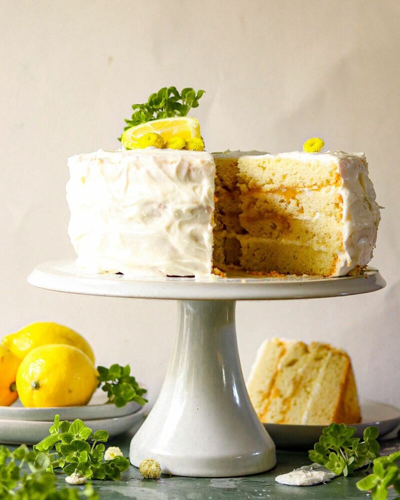 Triple Lemon Cake - The Baking Explorer