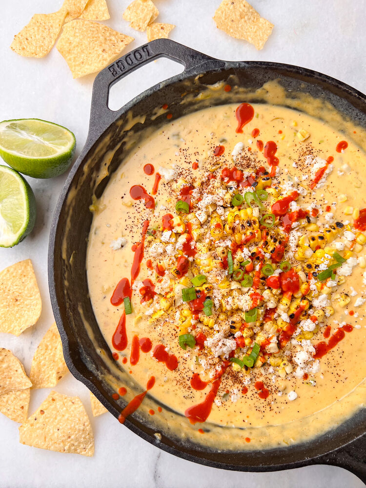 Street Corn Elote Queso Recipe The Feedfeed