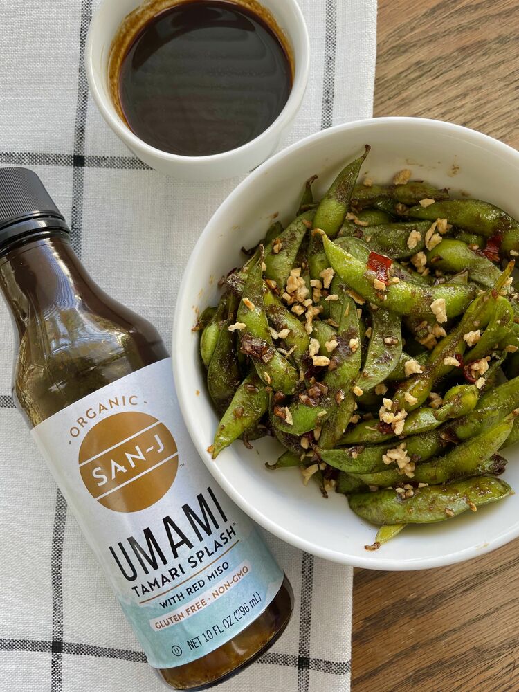 Sesame Spiced Edamame - Evergreen Kitchen