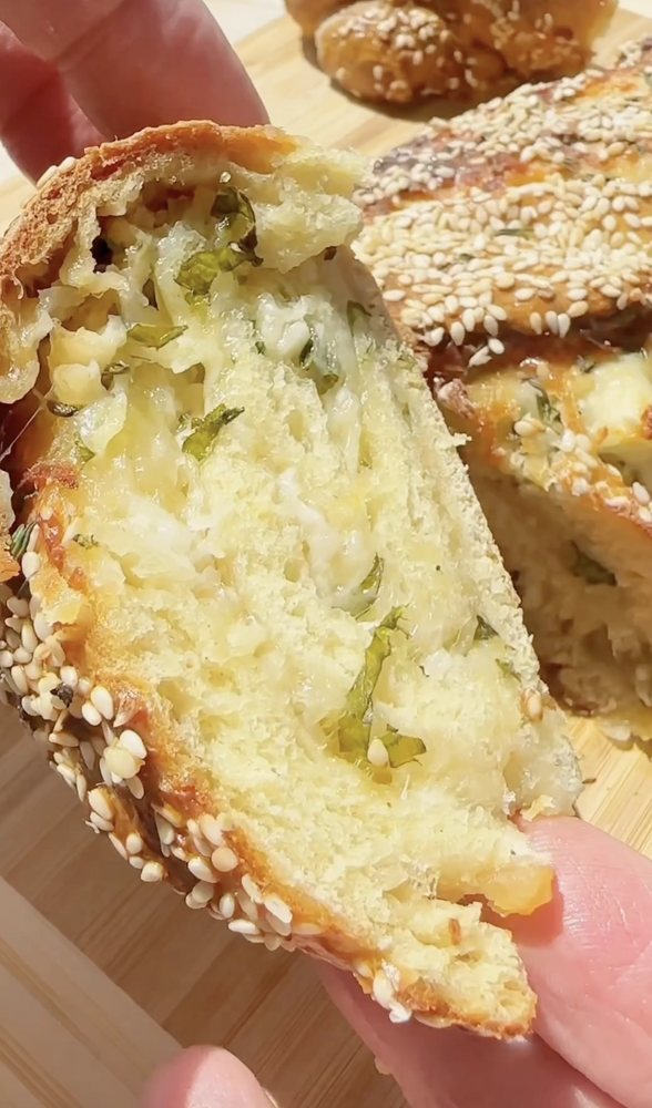 Halloumi & Honey Babka with Mint & Thyme Recipe The Feedfeed