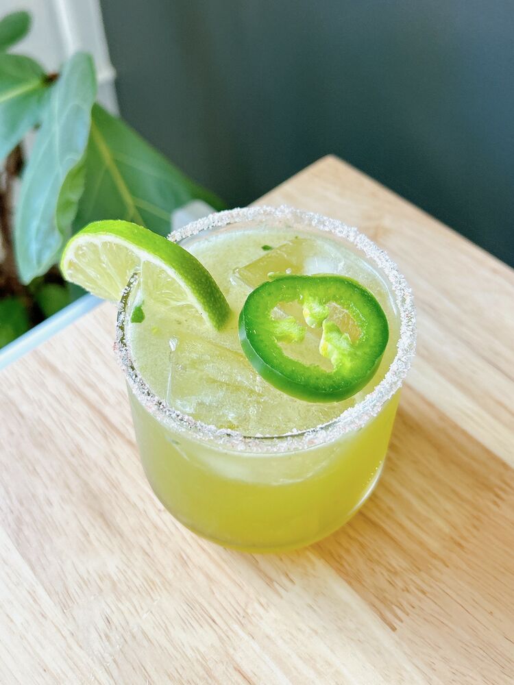 Basil Jalapeno Margarita by hecooksco Quick Easy Recipe The