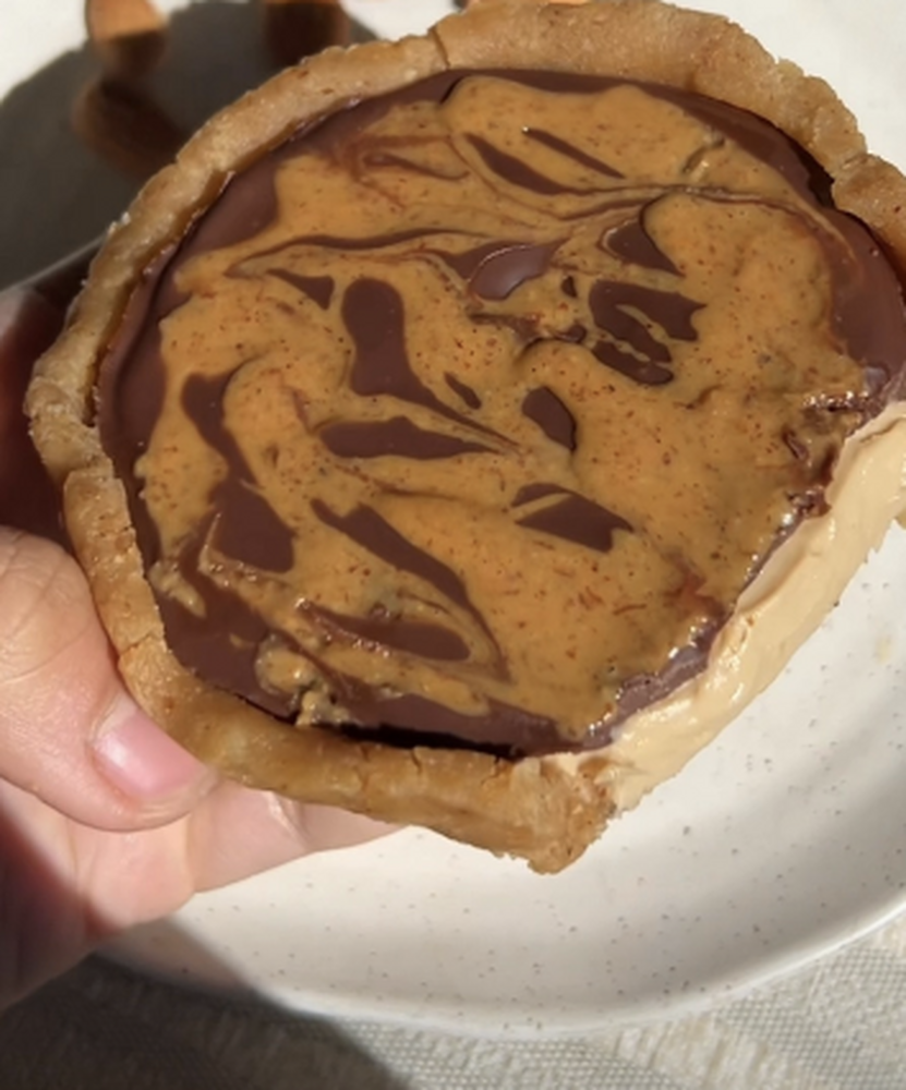 Vegan Peanut Butter Cheesecake Tart Recipe The Feedfeed