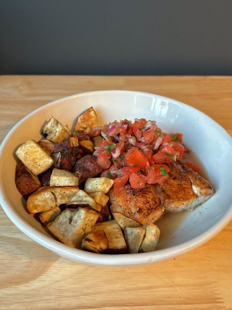 Pan-Fried Mahi Mahi with Tomato Salsa Recipe | The Feedfeed