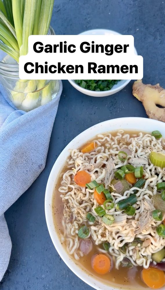 Garlic Ginger Chicken Ramen Video Recipe The Feedfeed